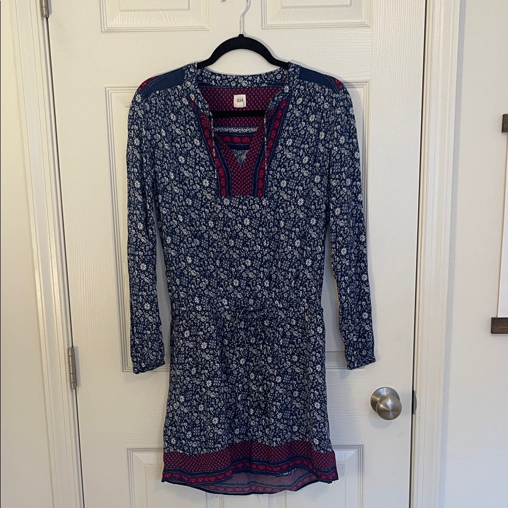 GAP Blue Floral Dress